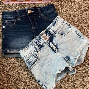 Girls justice shorts size 8